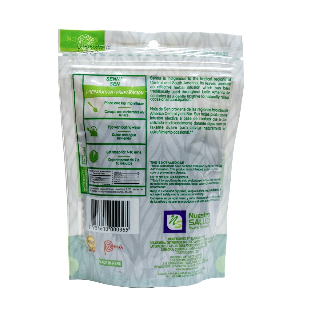 Hoja de Sen