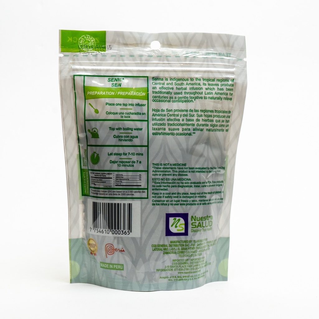 Hoja de Sen