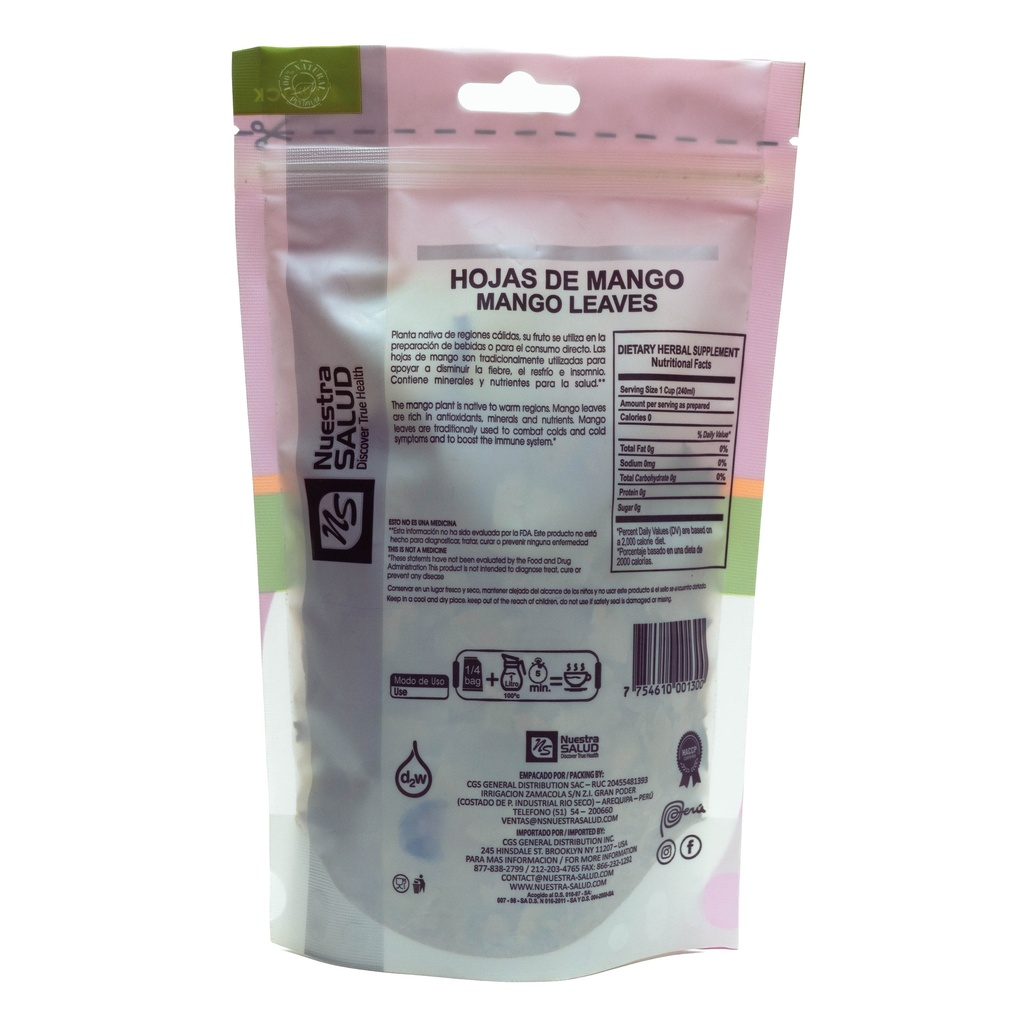 Hojas de Mango 35gr