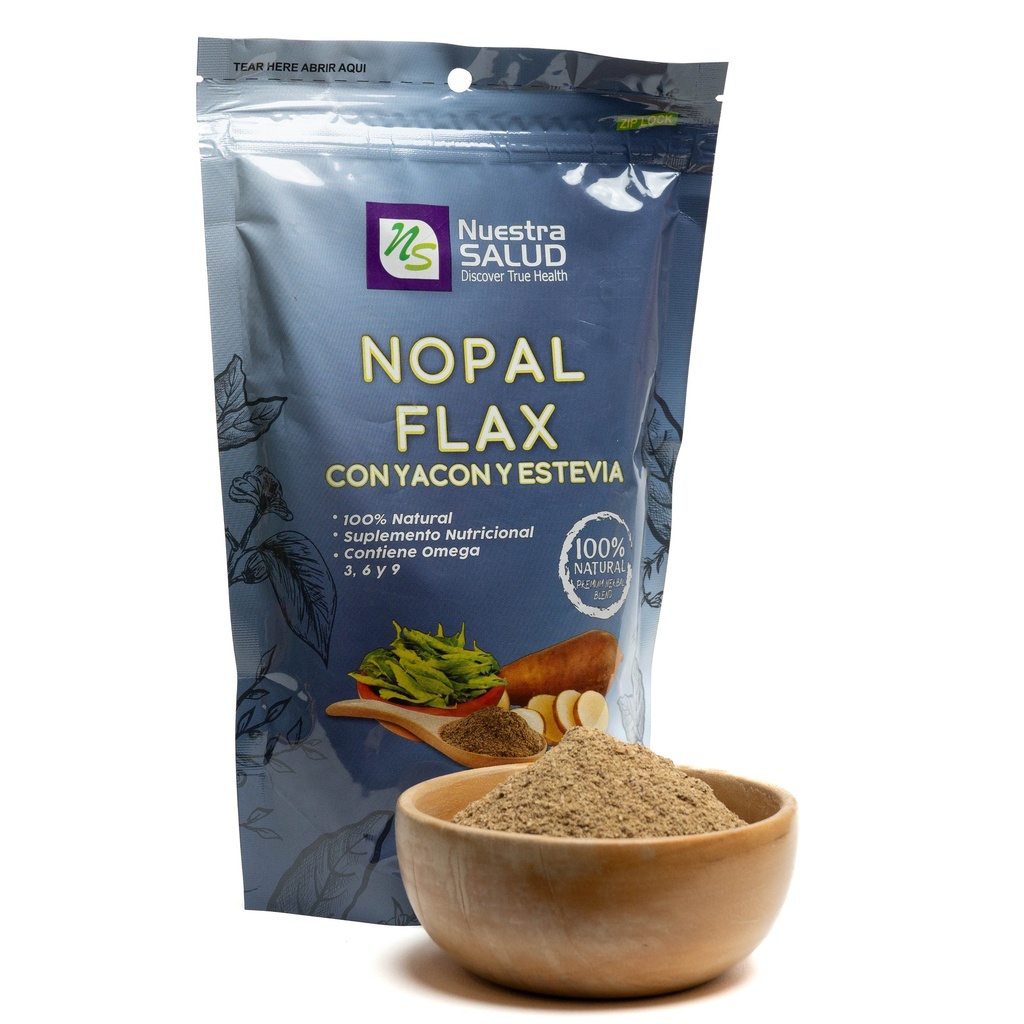 Nopal Flax con Yacon y Estevia