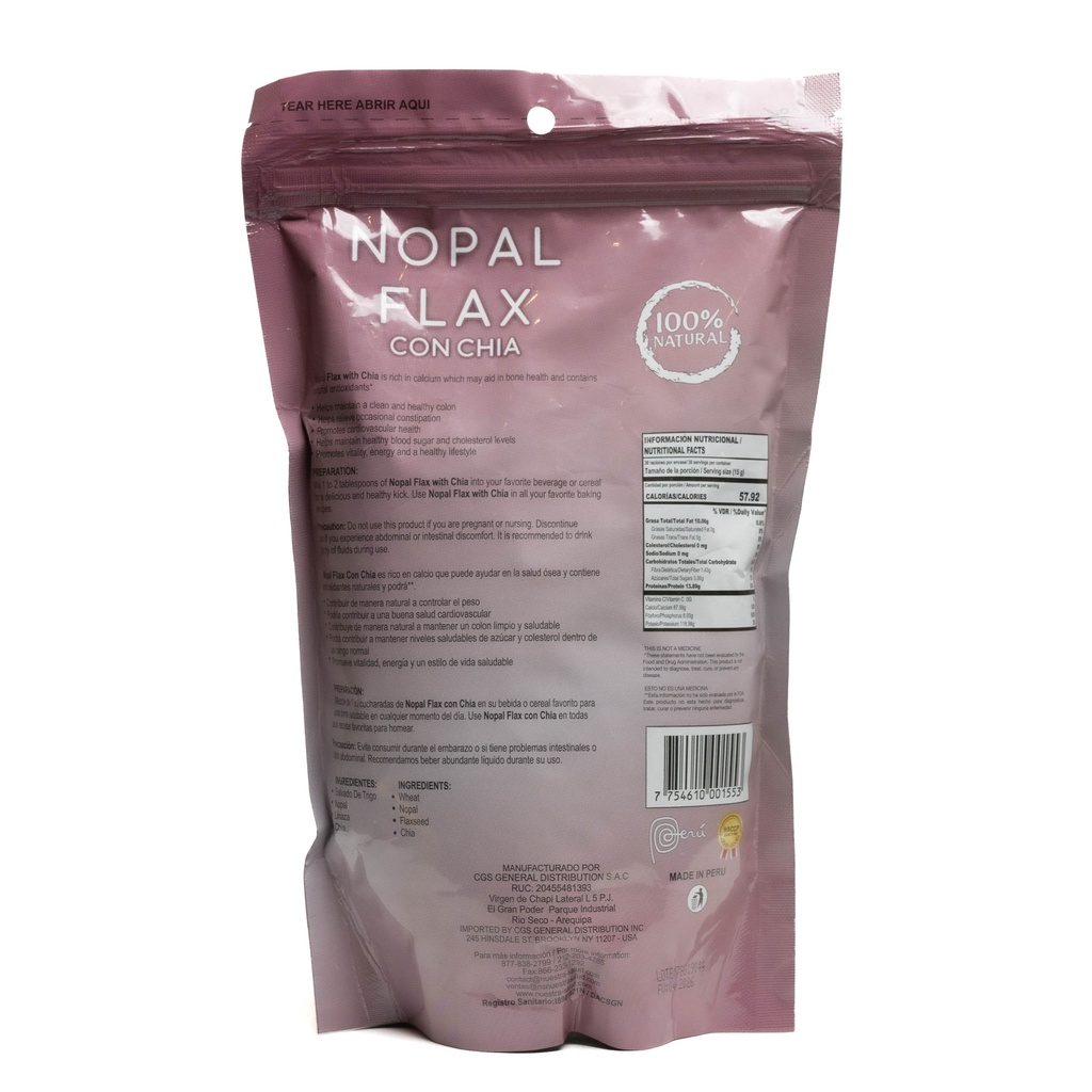 Nopal Flax Chia