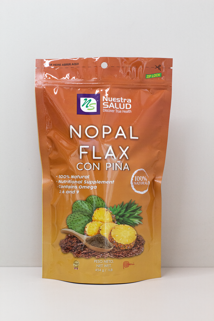 Nopal Flax Linaza Plus Piña 454gr