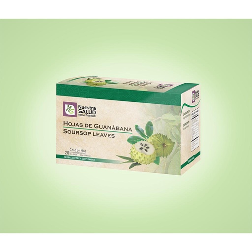 Hoja de Guanabana Filtrante 25 gr