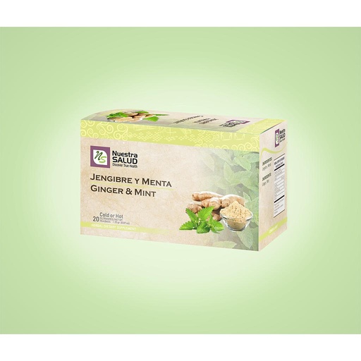 Jengibre & Menta Té Filtrante 25 gr