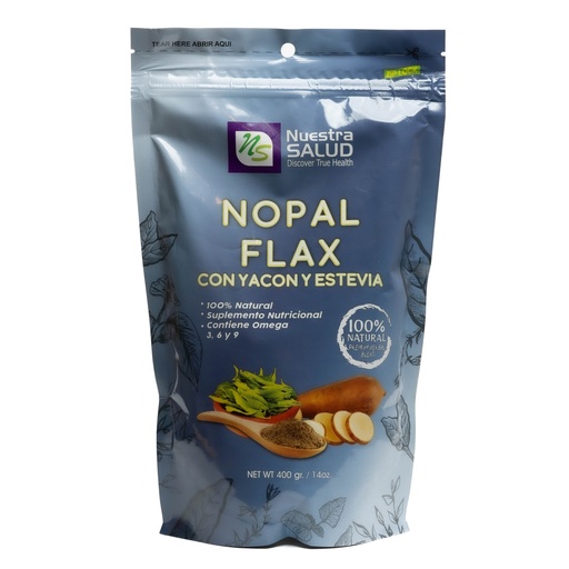 Nopal Flax con Yacon y Estevia